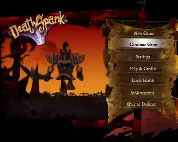 DeathSpank (USA) screen shot title